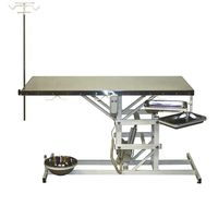 СВУ-10 — ветеринарный универсальный стол с электроприводом, 1300x600x(760-990)h, каркас белый, пульт ручной