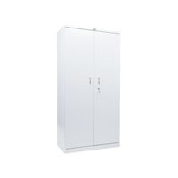 МД 2 ШМ — медицинский шкаф для одежды, 1830x915x458 мм, 2 дверцы, сталь, белый