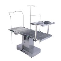 RJS-02 — ветеринарный хирургический стол с электроприводом и подогревом, 150х60х76-106 см
