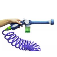 WashClean — душ-пистолет с емкостью для шампуня и спиральным шлангом 1/4", 4665-1/4