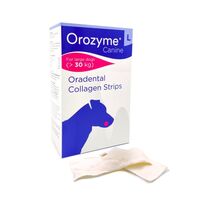 Orozyme Kaustreifen L — жевательные полоски для гигиены полости рта для собак более 30 кг, 141 г