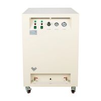 RA7002DCS — компрессор для двух стоматологических установок с осушителем и кожухом, с ресивером 50 л (160 л/мин)