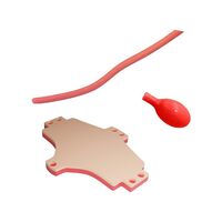 Комплект расходных материалов к тренажеру «Отработка практических навыков ветеринарной хирургии» (кошка)