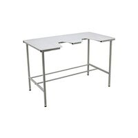 VET-6050 — ветеринарный стол для УЗИ, полипропилен, 135x75x90 см