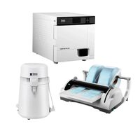 Комплект Fomos — автоклав Foster Plus (17 л) + дистиллятор AQUA (4 л) + запечатывающее устройство Foseal