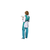 ФРЗОл-Р-К Стойка — виниловый рентгенозащитный односторонний фартук, легкий, со стойкой, для персонала, зеленый