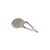 MEGAretract FS Rhodium bifurcated stem — cтоматологическое родиевое зеркало, 22 мм