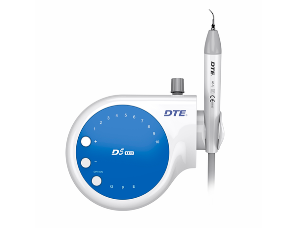 DTE-D5 LED — портативный ультразвуковой скалер с фиброоптикой, 6 насадок в комплекте
