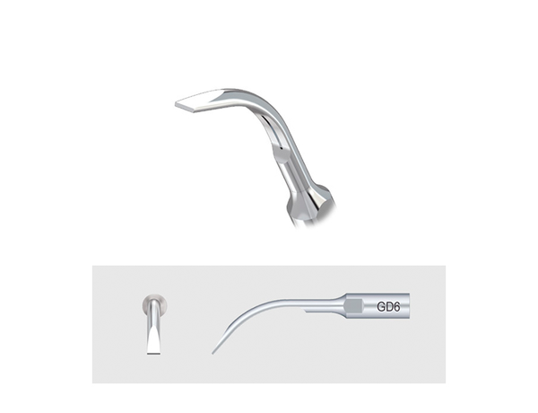 Насадка GD6 для скалеров Woodpecker, для снятия зубных отложений (подходит к DTE, Satelec, NSK)