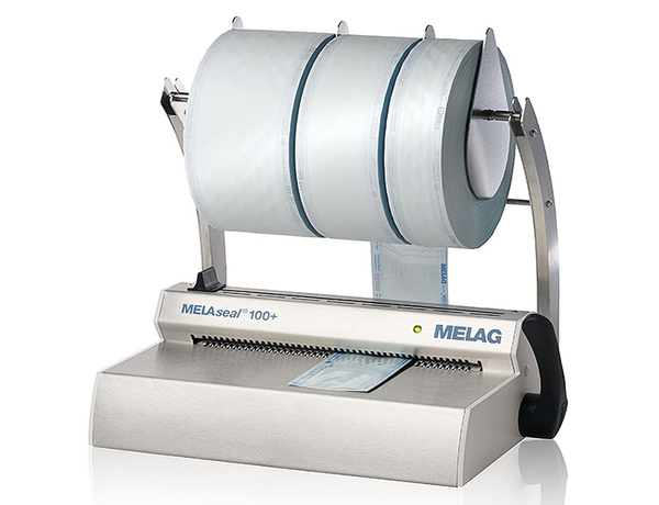 MELAseal RH 100+ Comfort — запечатывающие устройство для стерилизационных рулонов, в комплекте с бобинодержателем