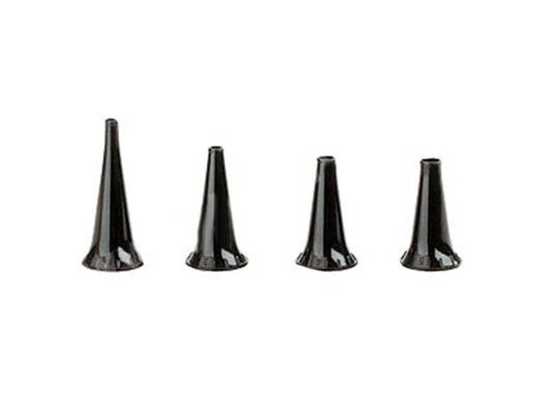Воронки ушные многоразовые Tips 2,4/3,0/4,0/5,0 мм в наборе, 4 шт.