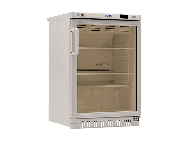 POZIS ХФ-140-1 — холодильник фармацевтический, тонированная стеклянная дверь, объем 140 л