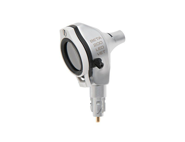 BETA 200 VET LED — ветеринарный отоскоп c перезаряжаемой рукояткой BETA 4 USB и с сетевым адаптером