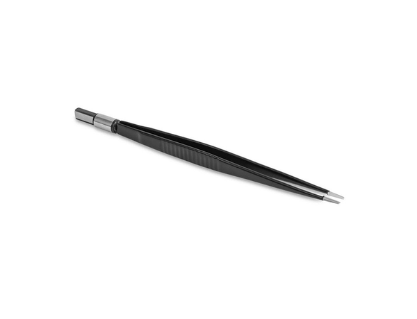 Биполярный пинцет антипригарный с прямыми ручками, Э6240-1, длина 180 мм, наконечник 8х1 мм, тонкий, разъём евростандарт