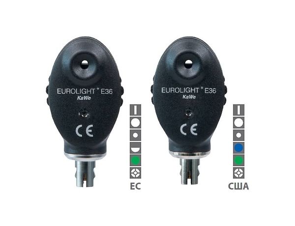 Eurolight E36 — офтальмоскоп с 6 апертурами, зеленый фильтр, EU-версия, 2,5В, арт.01.21361.001Eurolight E36 — офтальмоскоп с 6 апертурами, зеленый фильтр, EU-версия, 2,5В, арт.01.21361.001