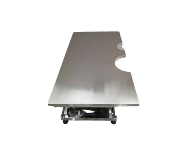 RJUS-02 — ветеринарный стол с электроприводом для УЗИ и ЭХО процедур, 110х63х50-106 см