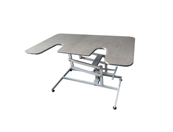 VF-6 ЭХО — ветеринарный стол с гидравлическим подъемником для УЗИ, бакелитовая фанера, 125х70х60-105 см