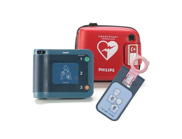 Philips HeartStart FRx — автоматический наружный дефибриллятор с ключом для дефибрилляции детей