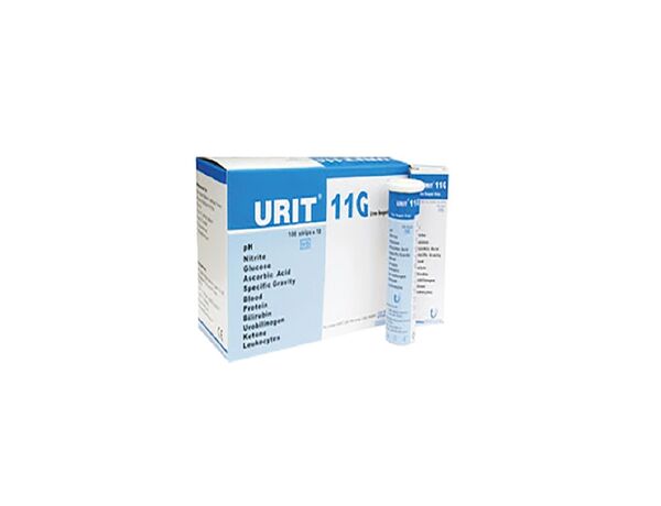 URIT 11G — мочевые тест-полоски для анализаторов мочи URIT-50, 100 шт. | URIT (Китай)