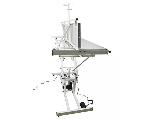 СВ-9 — ветеринарный стол ветеринарный с регулировкой высоты и электроприводом, нержавеющая сталь, 140х60х60-100 см