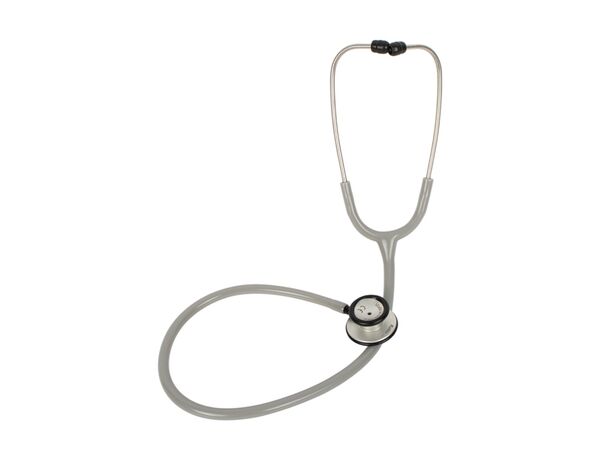 Standard-Prestige Light — легкий однотрубный стетофонендоскоп с двойной головкой и комплектом запасных частей, для взрослых, серый, арт.06.22710.262