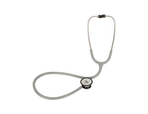 Standard-Prestige Light — легкий однотрубный стетофонендоскоп с двойной головкой и комплектом запасных частей, для взрослых, серый, арт.06.22710.262