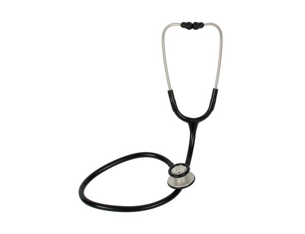 Standard-Prestige Light — легкий однотрубный стетофонендоскоп с двойной головкой и комплектом запасных частей, для взрослых, черный, арт.06.22710.022