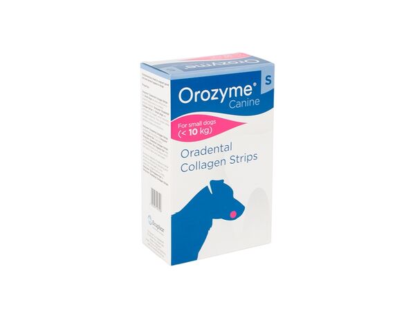 Orozyme Kaustreifen S — жевательные полоски для гигиены полости рта для животных менее 10 кг