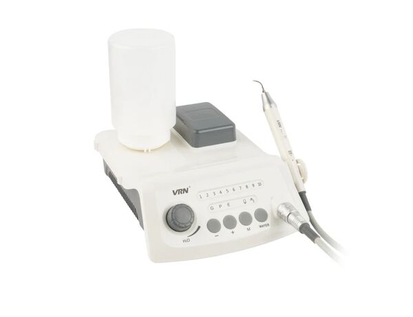 VRN A8 (standart version) — автономный ультразвуковой скалер с подсветкой, емкость, беспроводная педаль, 5 насадок в комплекте