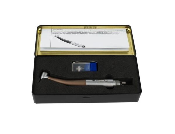 Mercury Black 332K3 — высокоскоростной турбинный наконечник с генератором света, стандартная головка