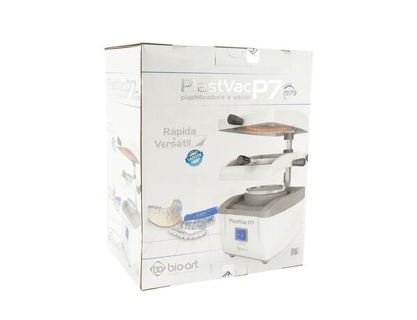 Plastvac P7 — вакуумформер для изготовления временных коронок, защитных капп и форм для отбеливания зубов