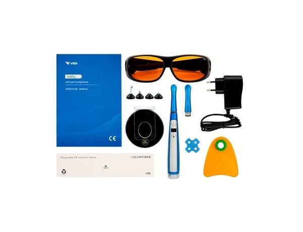 VRN Vafu Blue — беспроводная фотополимеризационная лампа повышенной мощности, с кариес-детектором