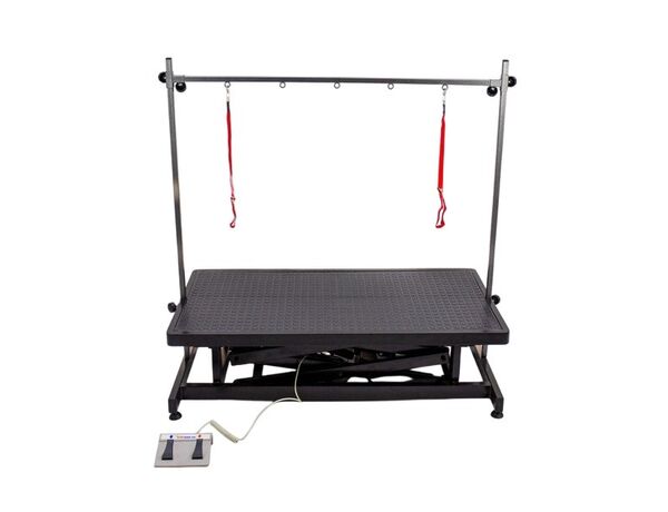 S899 MF BLACK — стол для груминга с электроподъемником и съемной столешницей, 120х60х35-110 см