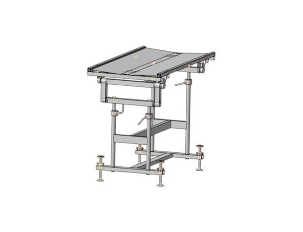 СВС-1 — ветеринарный хирургический стол с носилками, 124x62x150 см