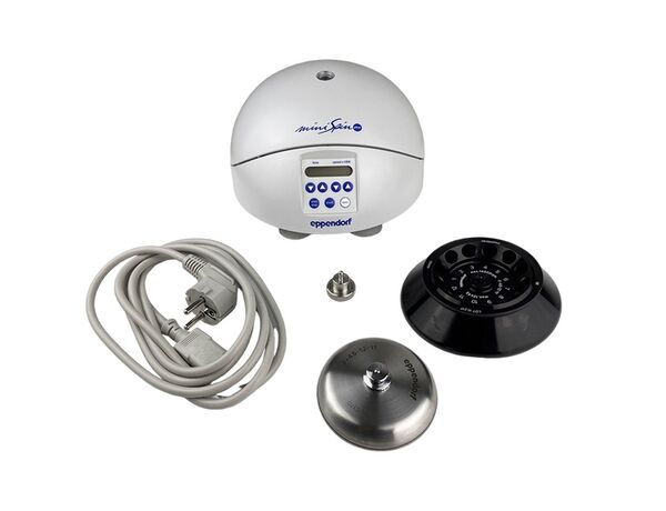 MiniSpin plus — центрифуга для микропробирок 1,5/2,0 мл, 12 мест, до 14 500 об/мин