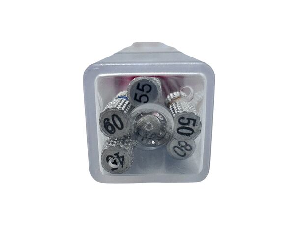 Н-файлы ветеринарные, нержавеющая сталь, 60 мм, 45#-80#, 6 шт.