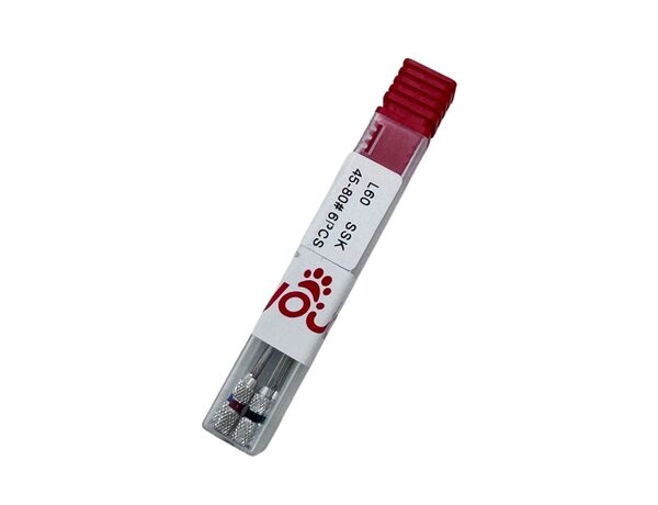 К-файлы ветеринарные, нержавеющая сталь, 60 мм, 45#-80#, 6 шт.