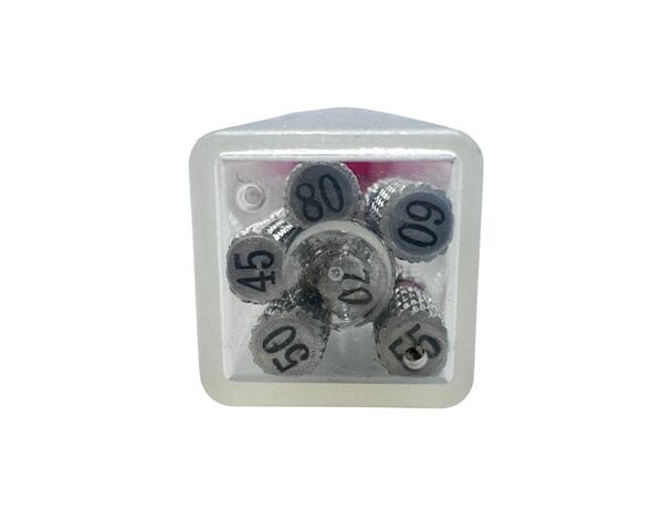 К-файлы ветеринарные, нержавеющая сталь, 80 мм, 45#-80#, 6 шт.