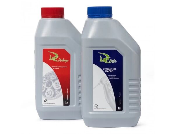 Масло и жидкость для аппарата Assistina (смазка ДС ОЙЛ+, 1 л и промывка для аппаратов ДС ЛАВАДО, 1 л)